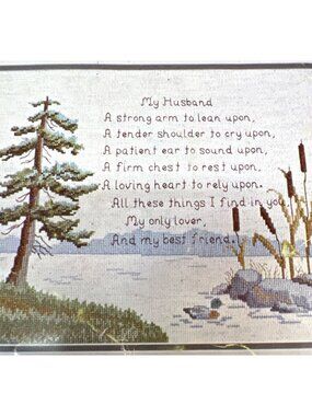 My Husband (My Father) Cross Stitch Pattern